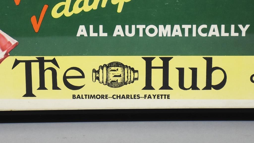 c1940 Bendix Automatic Home Laundry Advertising Banner - 4
