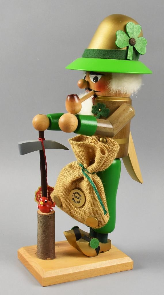 Vintage German Steinbach Scottish Leprechaun Nutcracker - 5