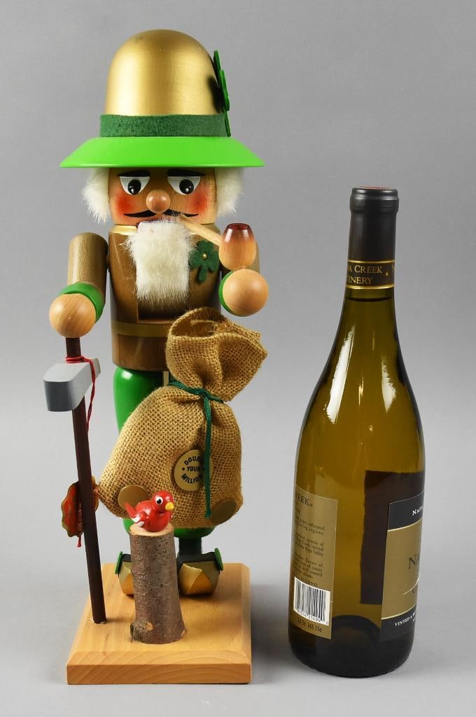 Vintage German Steinbach Scottish Leprechaun Nutcracker - 8