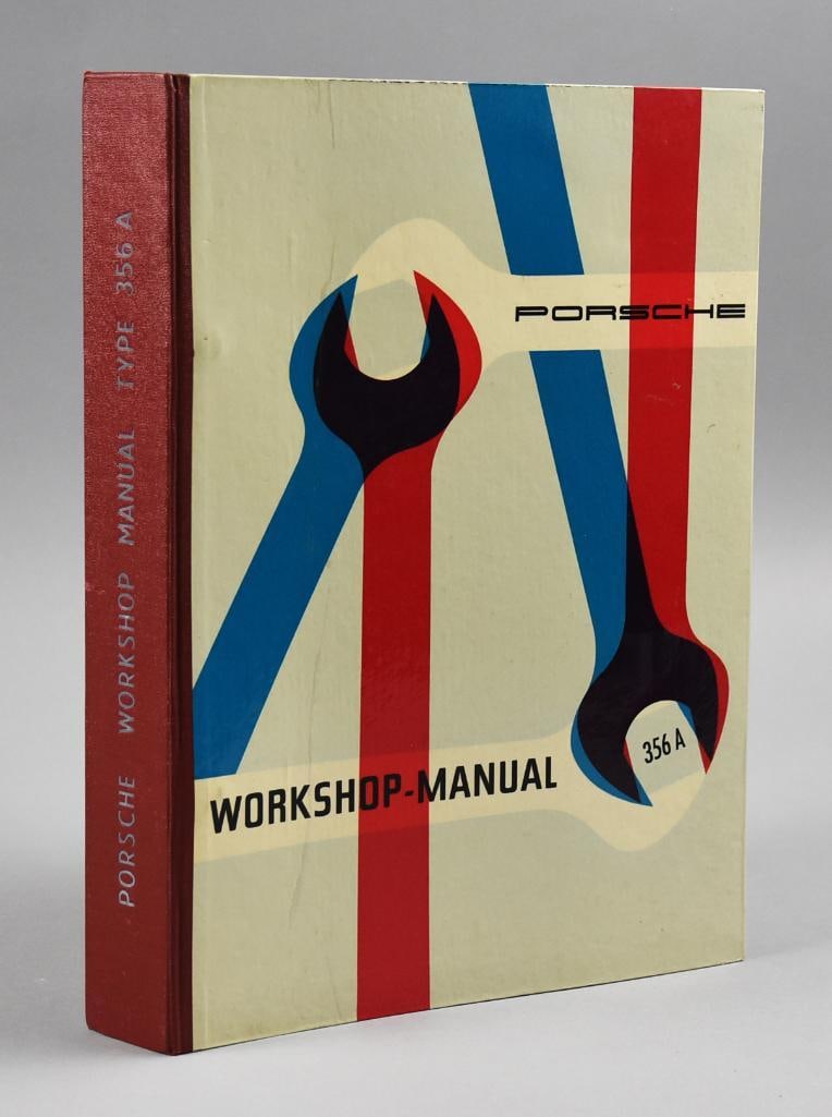 1956 Porsche Workshop Manual Type 356 A, Hard Cover: Great vintage workshop manual for Porsche. It is for Type 356 A 1300, 1300 S, 1600 and 1600 S. Published by Porsche Stuttgart Zuffenhausen?(West Germany) in 1956.