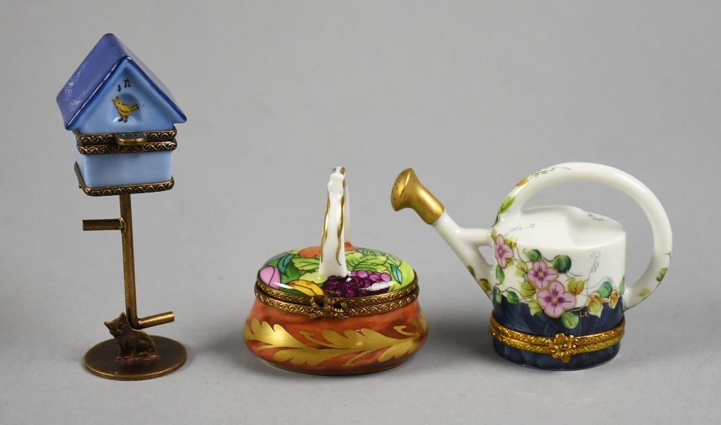 Vintage Limoges Porcelain Trinket Boxes (1 of 5)