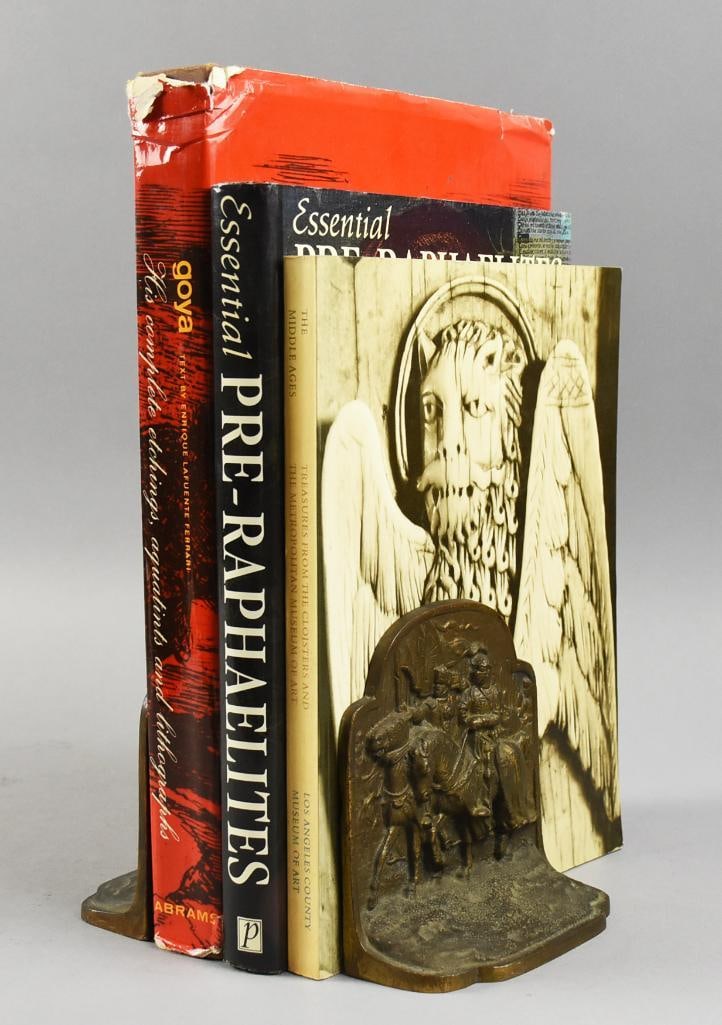 c1930 Hubley Medieval Crusader Theme Bookends - 2