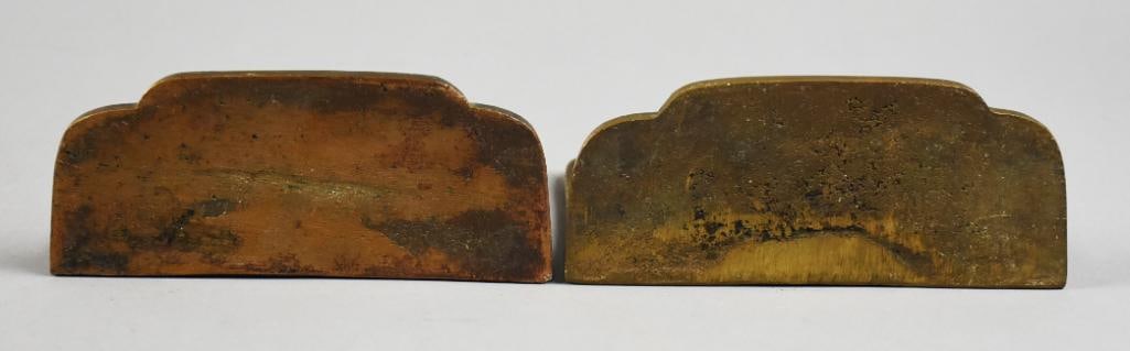 c1930 Hubley Medieval Crusader Theme Bookends - 5