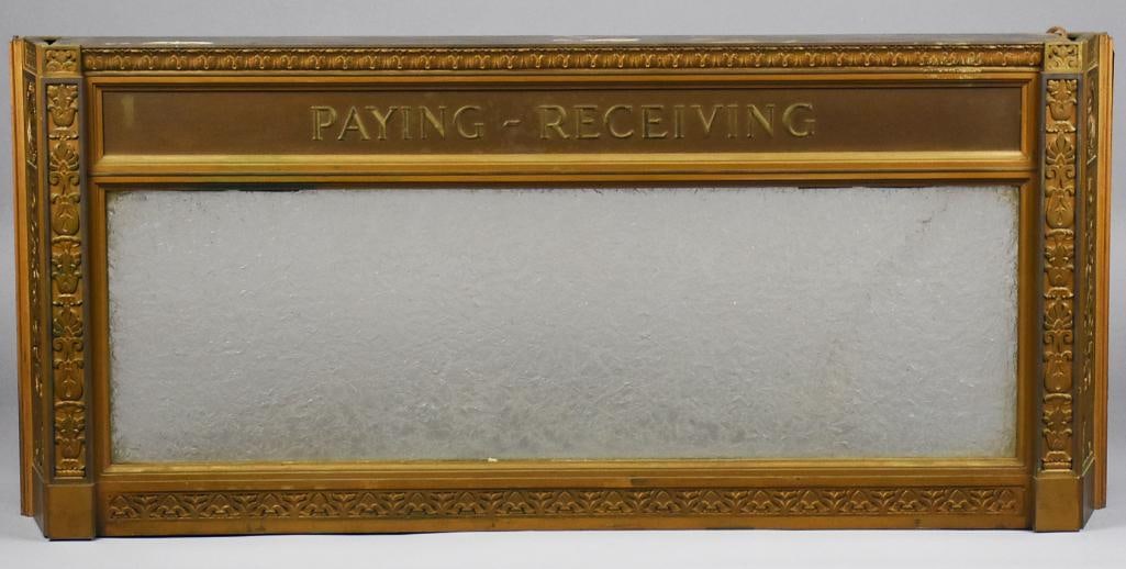 Antique Bank of America Teller Window, Paying - Receiving (1 of 18)