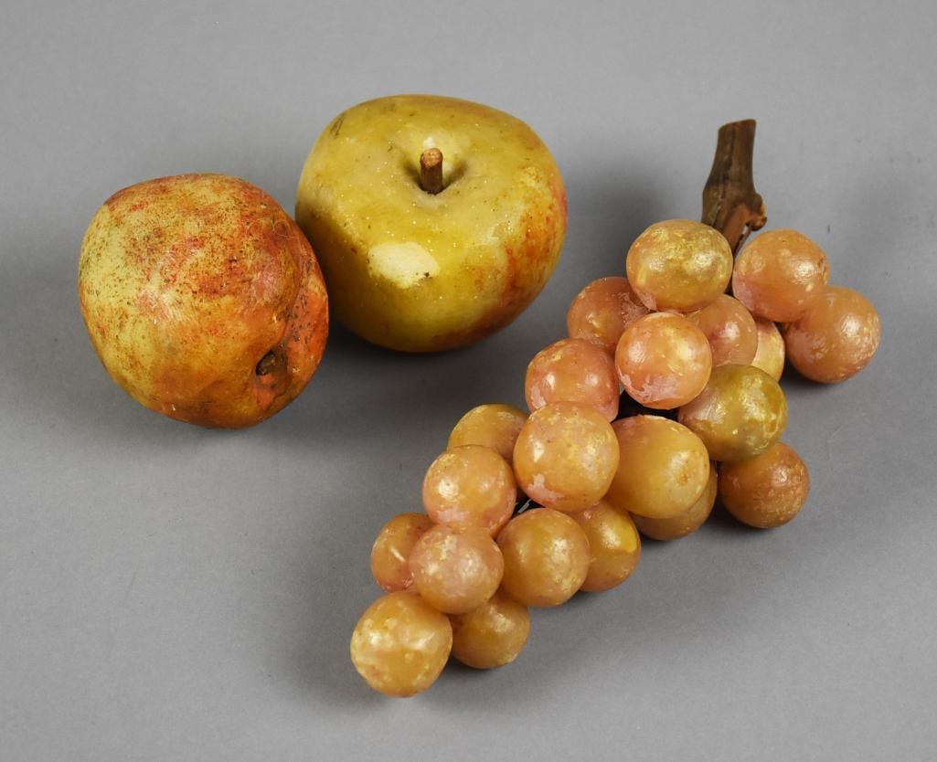 Victorian Stone Carved Fruit (1 of 4)