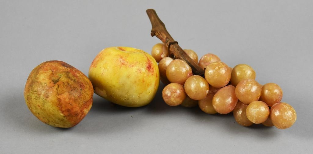 Victorian Stone Carved Fruit - 2