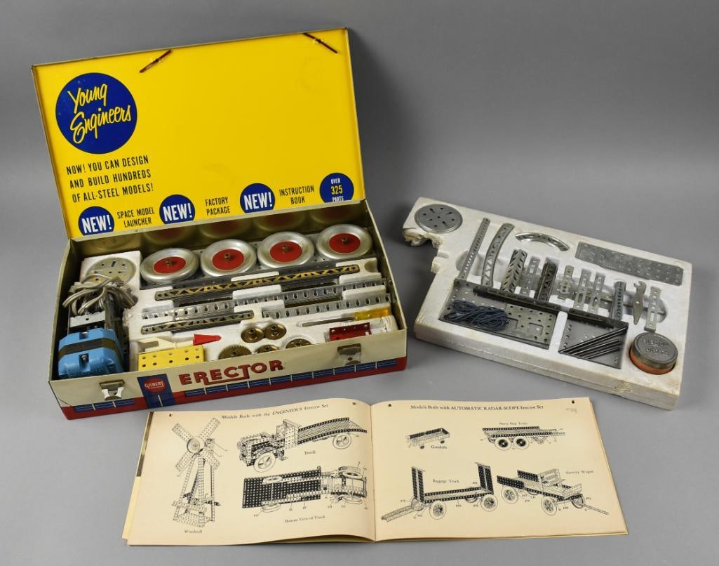 1959 Gilbert Erector Set No. 10053 Rocket Launcher Set (1 of 5)