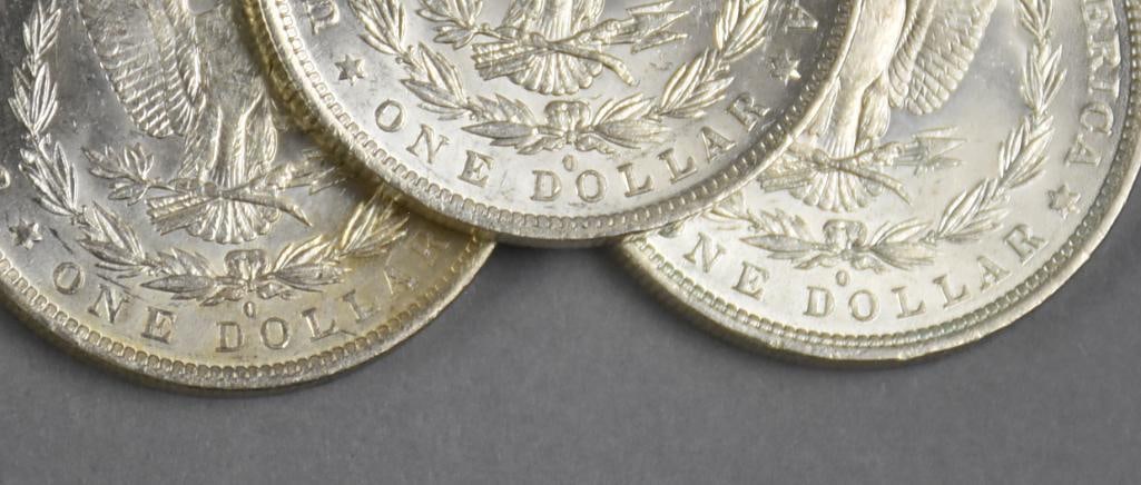1882, 1884 Morgan Silver Dollars - EX - 4