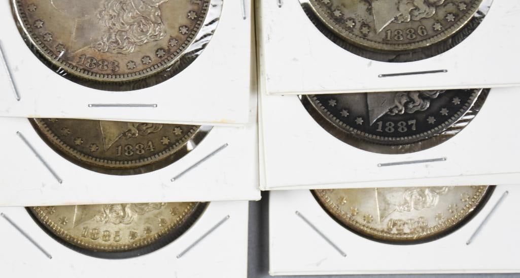 1883-1888 Morgan Silver Dollars - 3