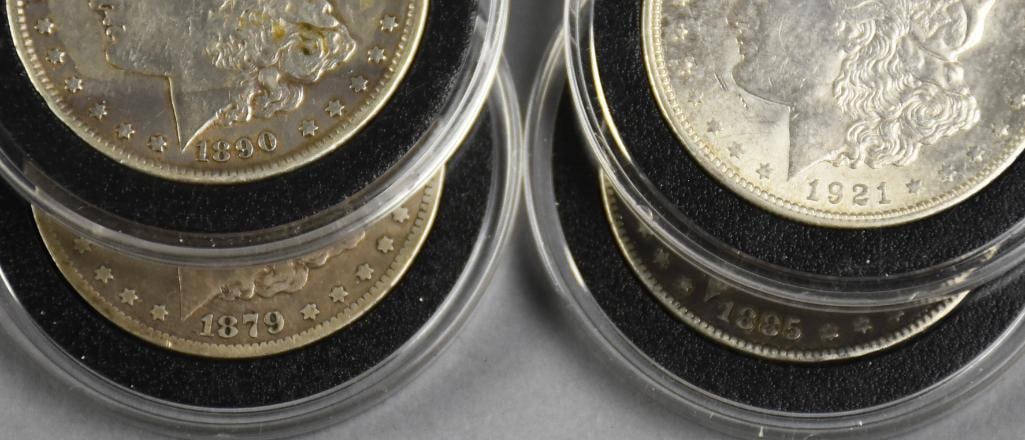 1879-1921 Morgan Silver Dollars - 3