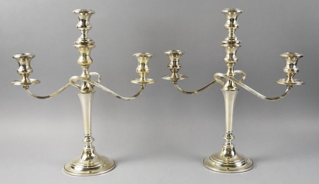 Vintage Fisher Sterling Weighted Multi Arm Candelabras (1 of 10)