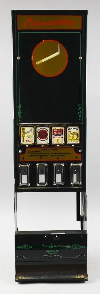 c1930 Advance Machine Co. Cigarette Vending Machine, (1 of 8)