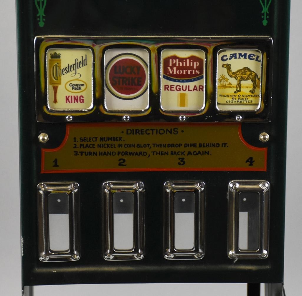 c1930 Advance Machine Co. Cigarette Vending Machine, - 5