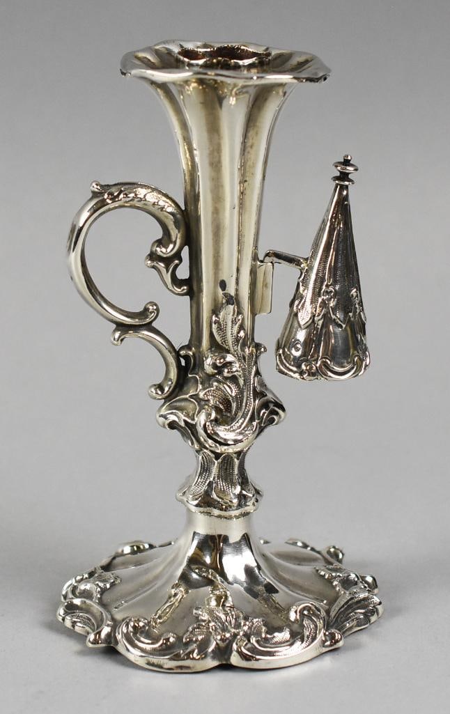 1835 Sterling Silver Chamberstick Henry Wilkinson & Co (1 of 12)