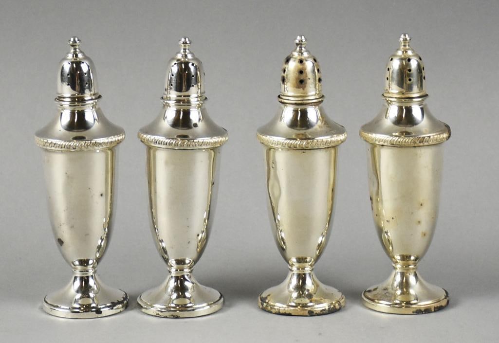 Vintage Fisher Sterling Weighted Salt & Pepper Shakers (1 of 5)