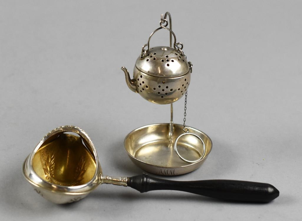 Vintage Paye & Baker Sterling Teapot Ball & Gravy Separator (1 of 8)