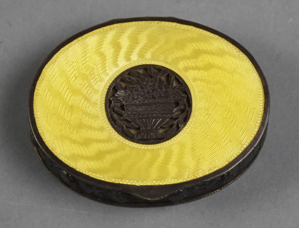 c1930 Austrian Guilloche Sterling Compact (1 of 5)