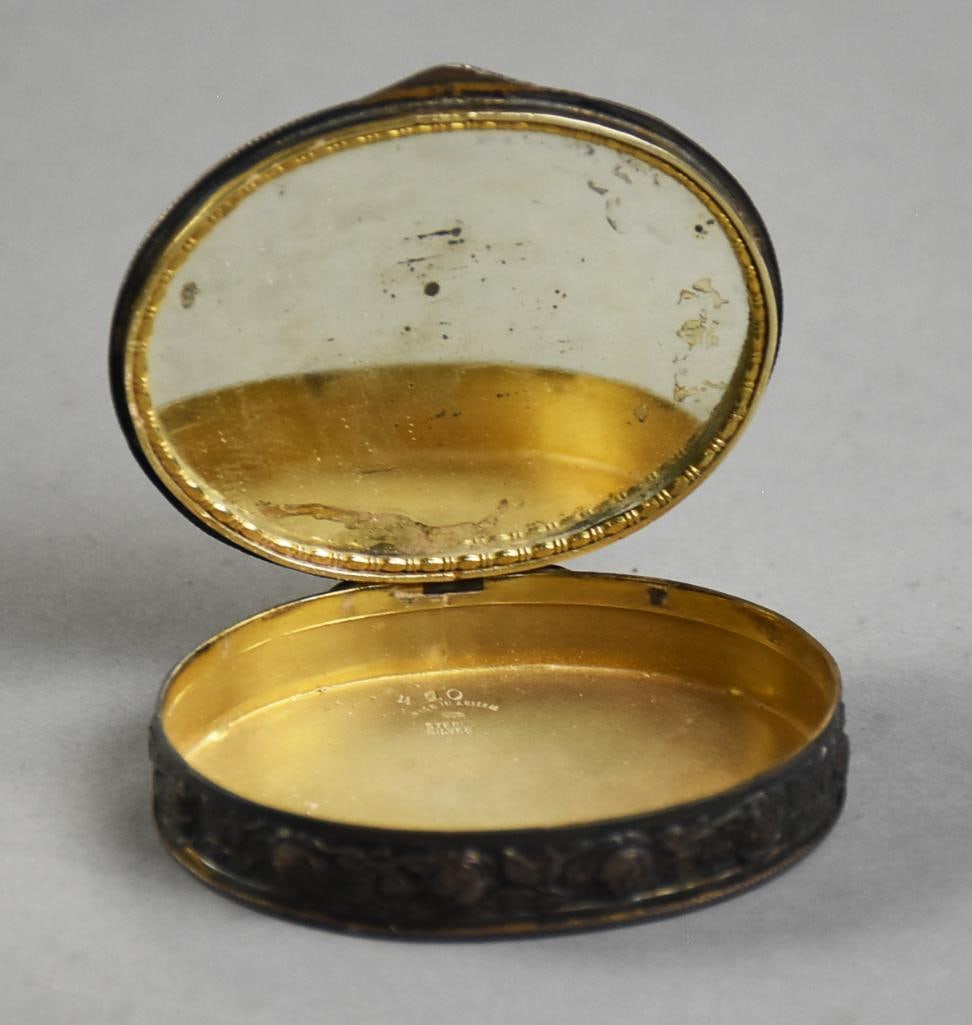 c1930 Austrian Guilloche Sterling Compact - 2