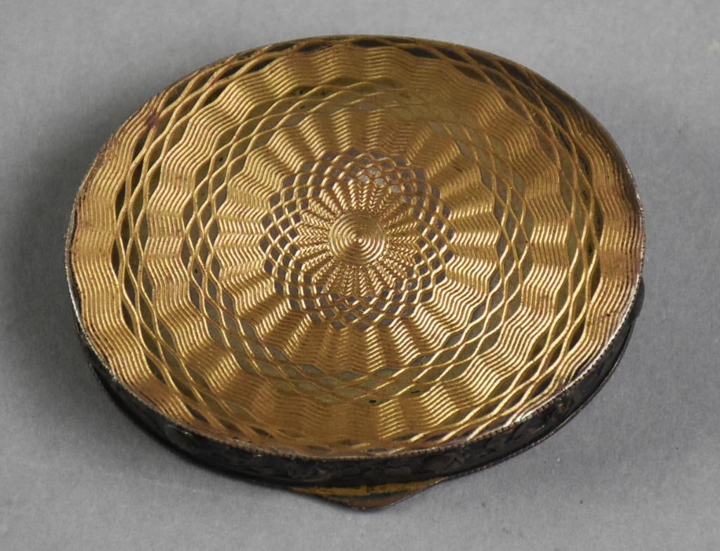 c1930 Austrian Guilloche Sterling Compact - 3