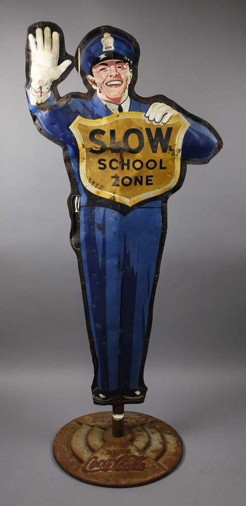 c1955 Coca Cola School Zone Policeman Advertising (1 of 12)