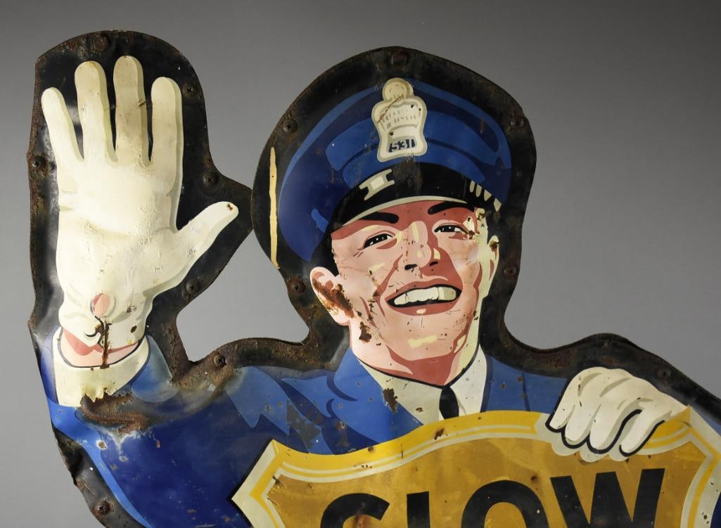 c1955 Coca Cola School Zone Policeman Advertising - 6