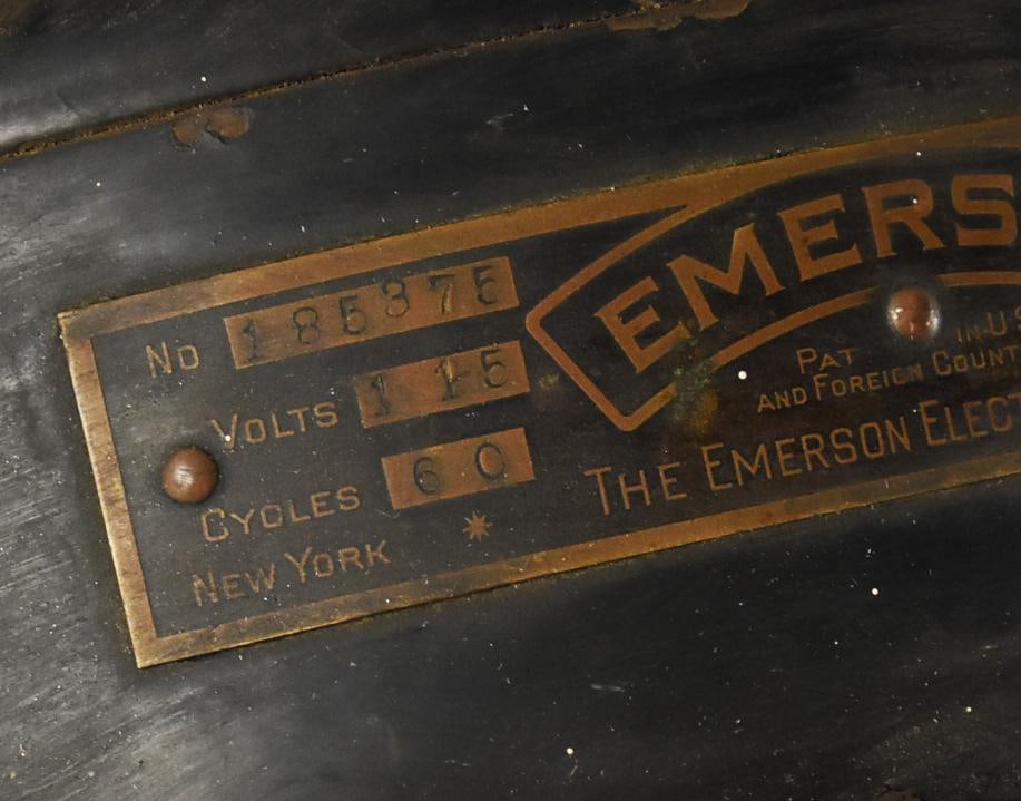 RARE! c1910 Emerson Oscillating Desk Fan - 5