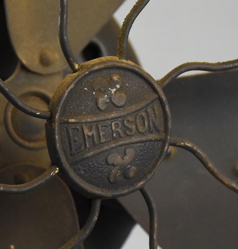 c1910 Emerson Lever Oscillating Four Blade Desk - 3