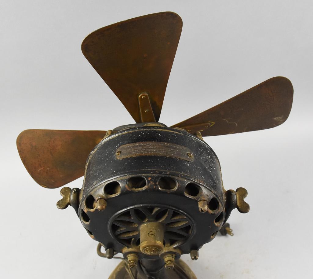 c1900 General Electric Alternating Current Fan - 4