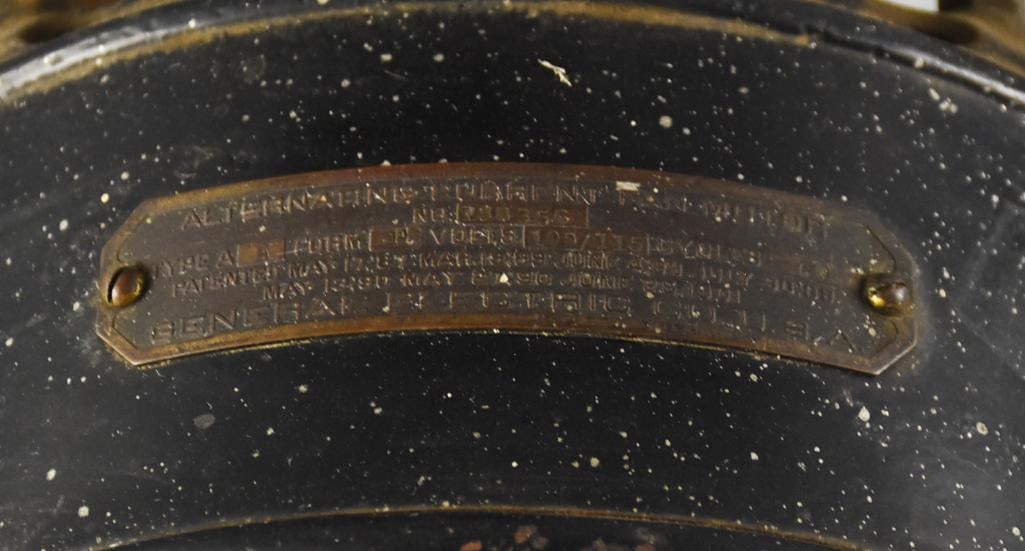c1900 General Electric Alternating Current Fan - 5