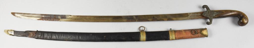 19th Century Turkish Ottoman Saber w/ Sheath (1 of 12)