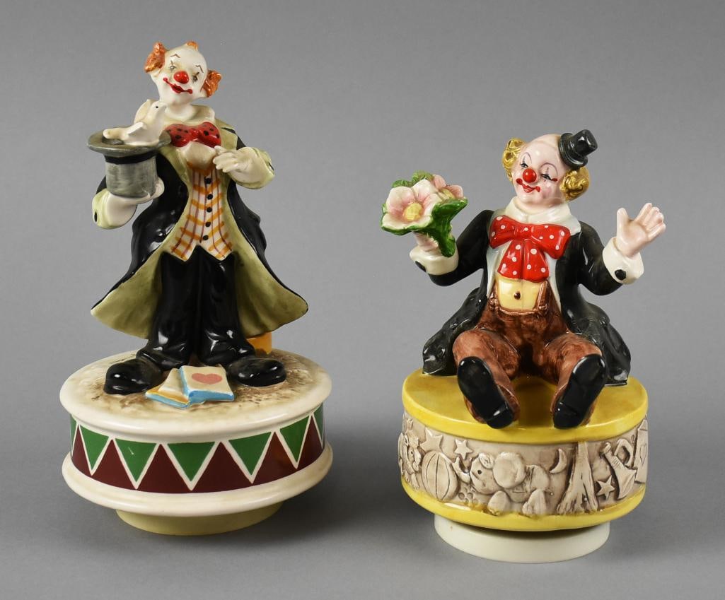 Vintage Ebeling & Reuss, Schmid Clown Music Figurines (1 of 7)