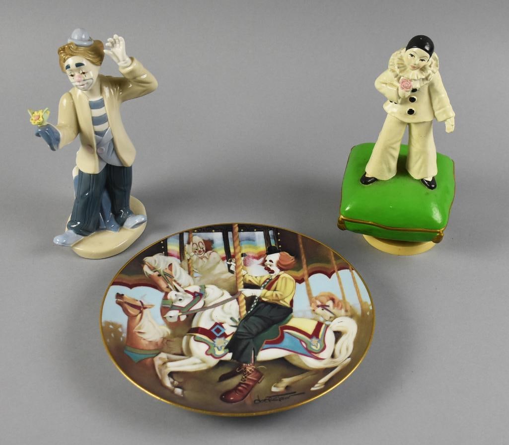 Paul Sebastian, Chuck Oberstein, Gorham Porcelains Clowns (1 of 10)