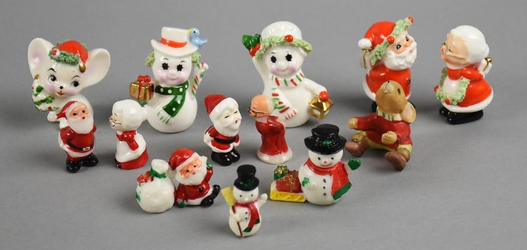 Vintage Porcelain & Bone China Christmas Figurines (1 of 4)