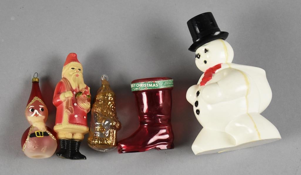 Vintage & Antique Christmas Ornaments, Candy Containers (1 of 3)