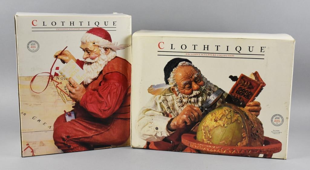 Possible Dreams Clothtique Santa Claus Figures, MIB (1 of 5)