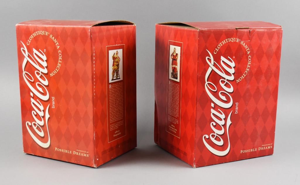 Possible Dreams Clothtique Coca Cola Santa Claus Figures MIB: COMING SOON?...