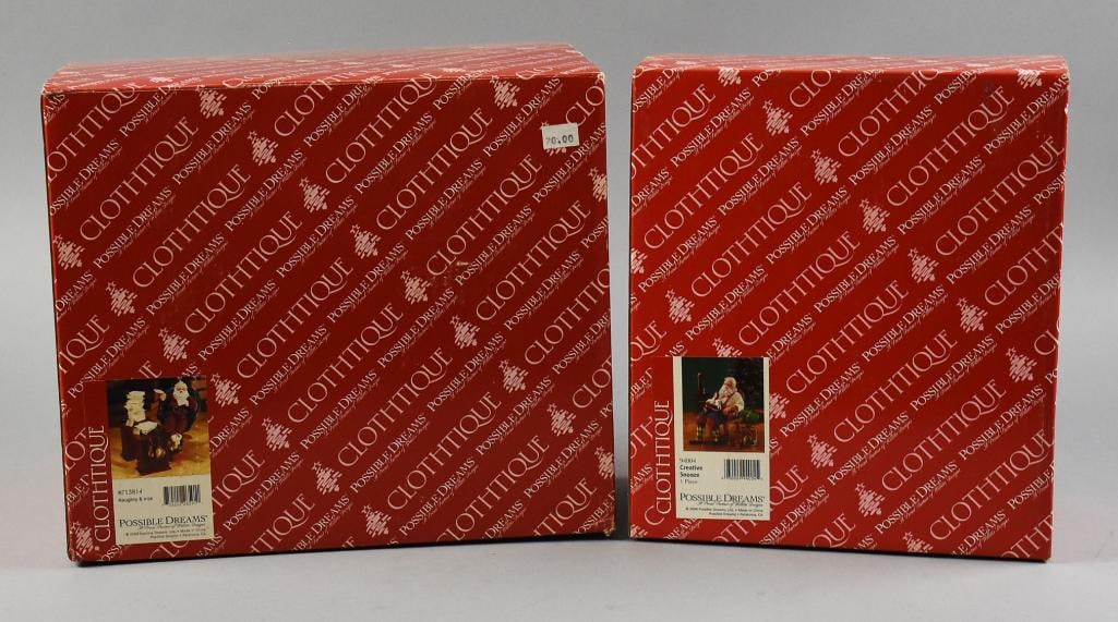 Possible Dreams Clothtique Santa Claus Figures, MIB: COMING SOON?...