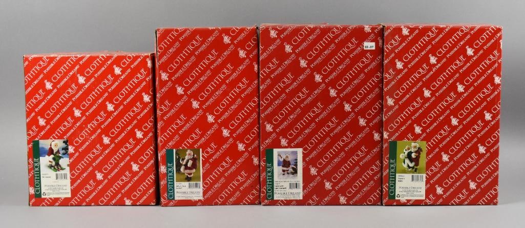 Possible Dreams Clothtique Santa Claus Figures, MIB (1 of 6)