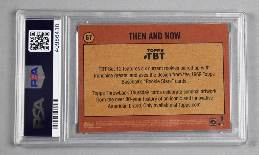 2018 Topps Throwback Thursday, Ryan/Ohtani PSA Mint 9 - 2
