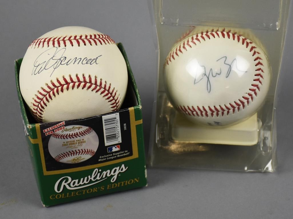 Assorted MLB Signed Baseballs, McGwire Memorabilia - 4