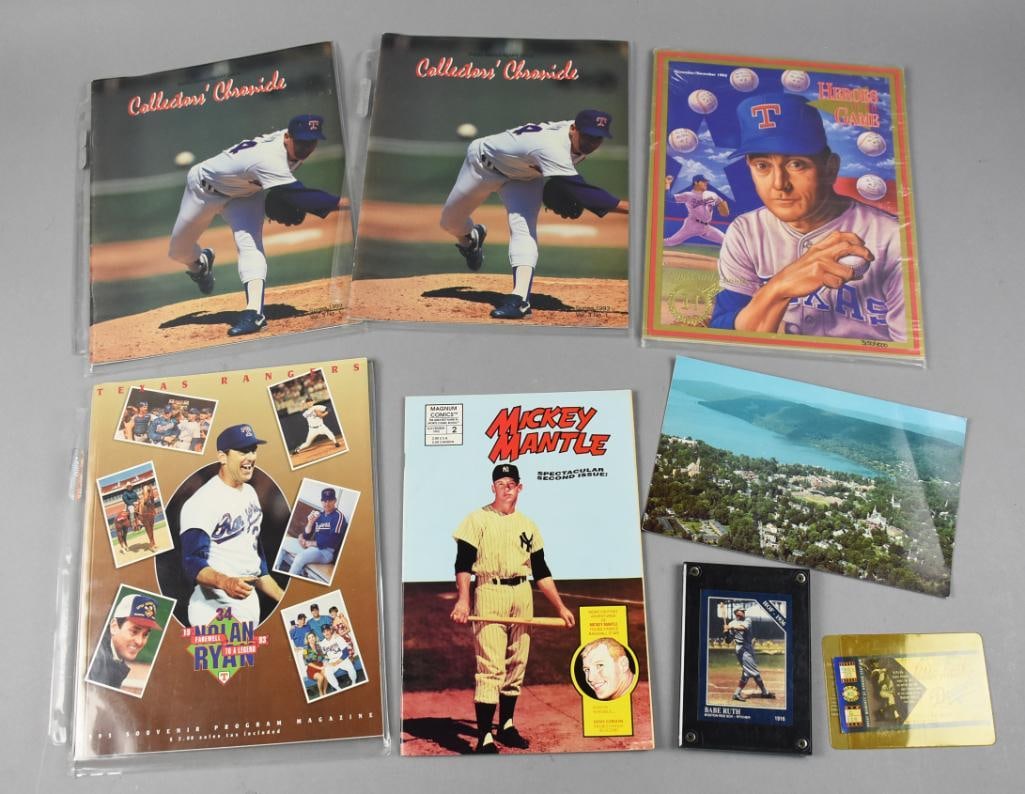Reggie Smith Signed Stub & Nolan Ryan Memorabilia, PLUS (1 of 6)