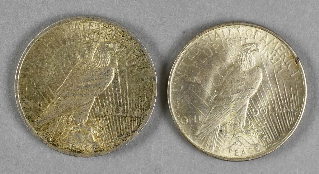 1922 Peace Dollars - 2