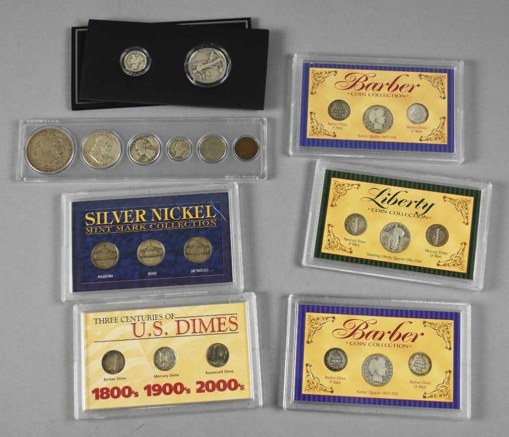 Assorted Silver Coin Collections, Cased, Circulated (1 of 6)