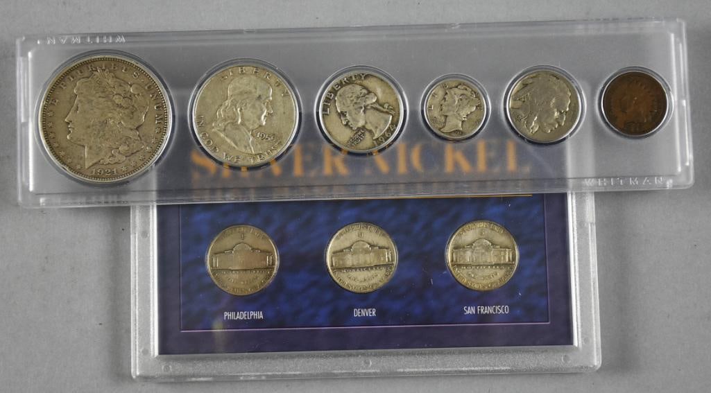 Assorted Silver Coin Collections, Cased, Circulated - 5