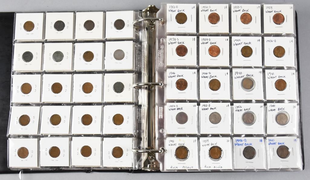 Lincoln Head Pennies, Three Ring Binder, FULL (1 of 15)