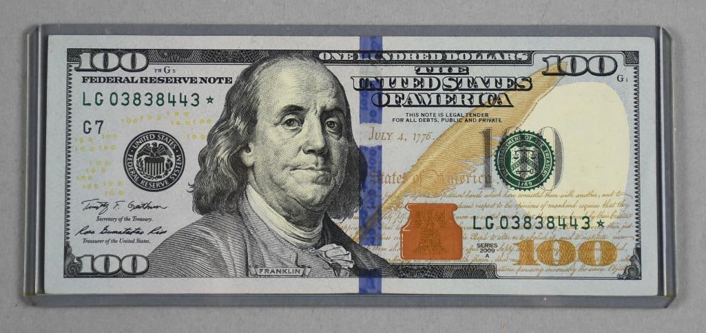 $100 Star Note (1 of 2)