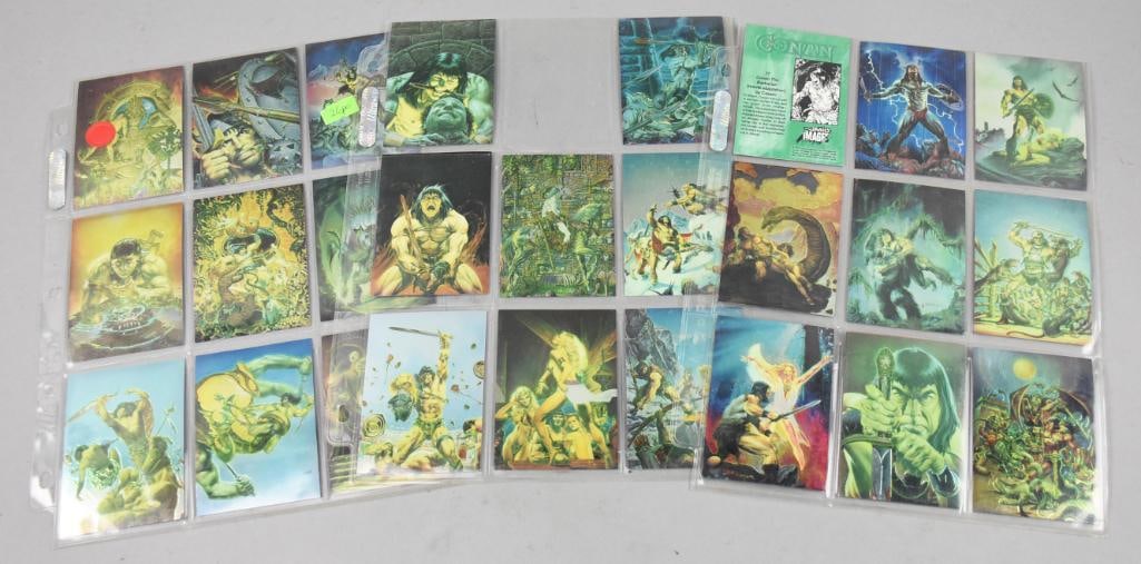 (26) Conan Collector Cards, Comic Images: COMING SOON?...
