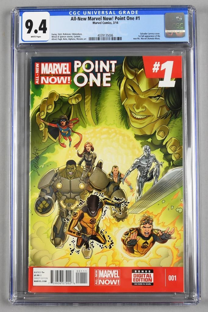 2014 All-New Marvel Now! Point One #1 Comic, CGC 9.4 (1 of 3)