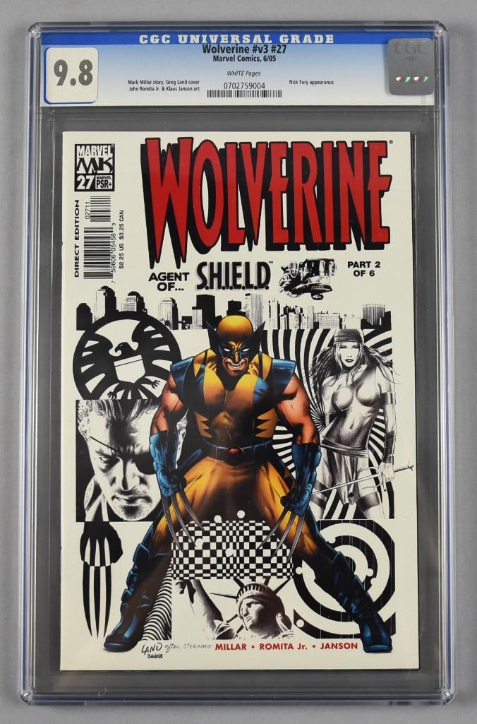 2005 Marvel Comics Wolverine #v3 #27 Comic, CGC 9.8 (1 of 3)