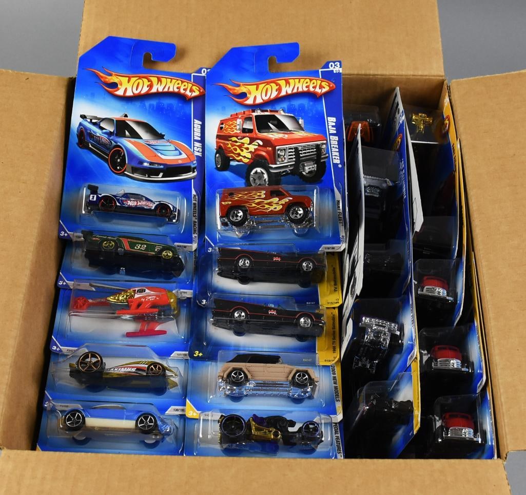 (80) 2000s Mattel Hot Wheels Basic Assortment-MOC-NOS (1 of 3)